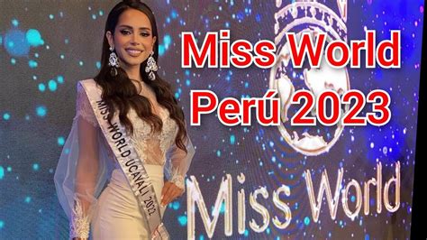 miss world peru 2023